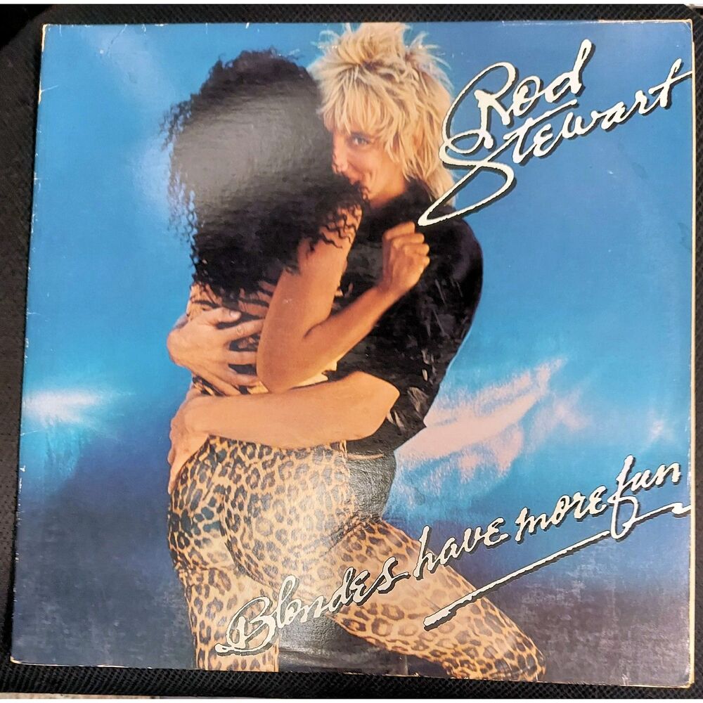 Rod Stewart Blondes Have More Fun LP Vinyl Record Album 1978 BSK-3261 Foldout
